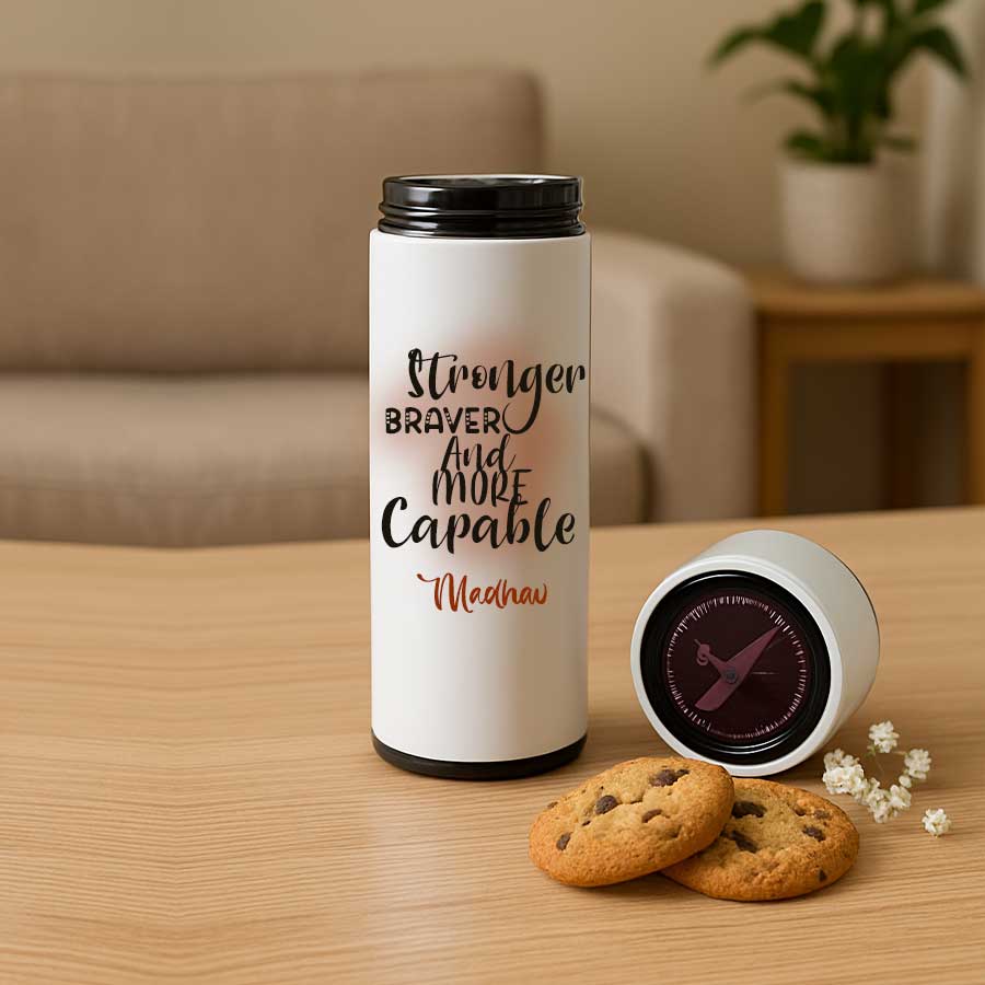 Personalised Temperature Display Tumbler