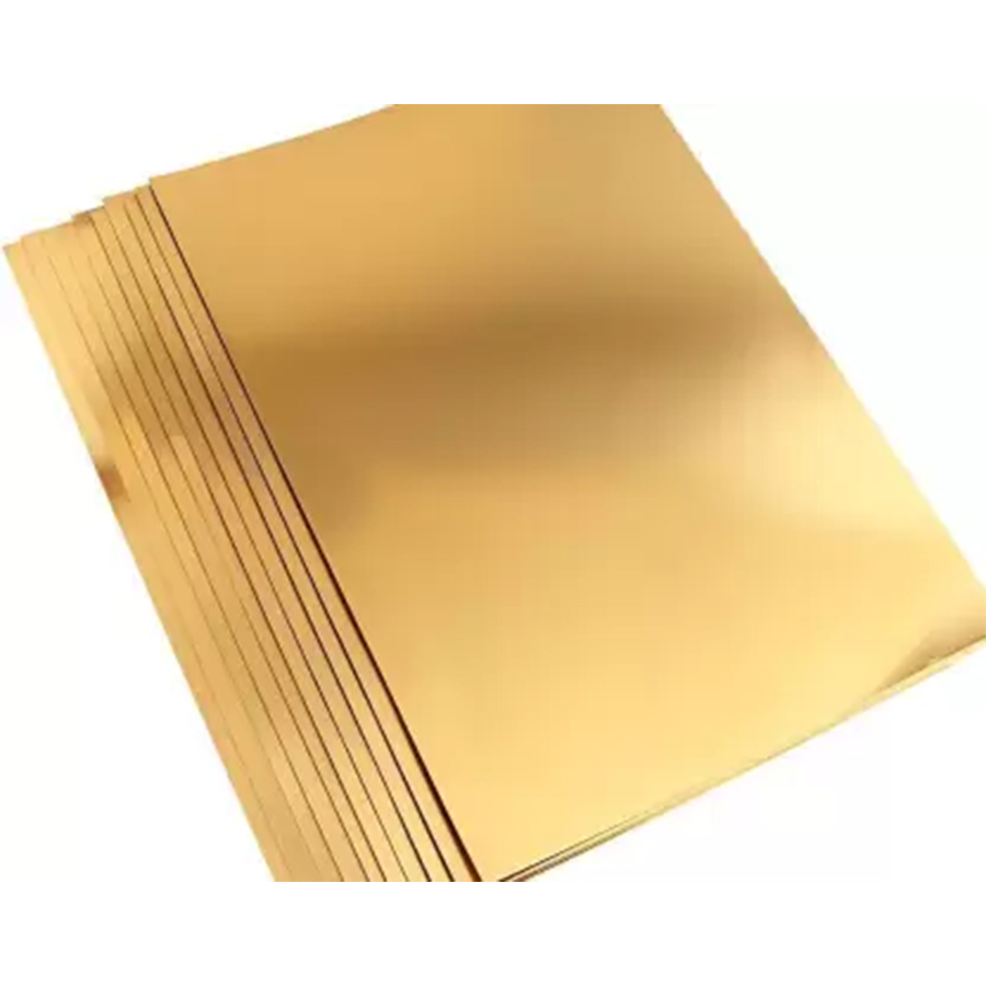10 pcs Golden Mirror Craft Paper for DIY A4   Coloured Paper  (Set of 1, Gold) 