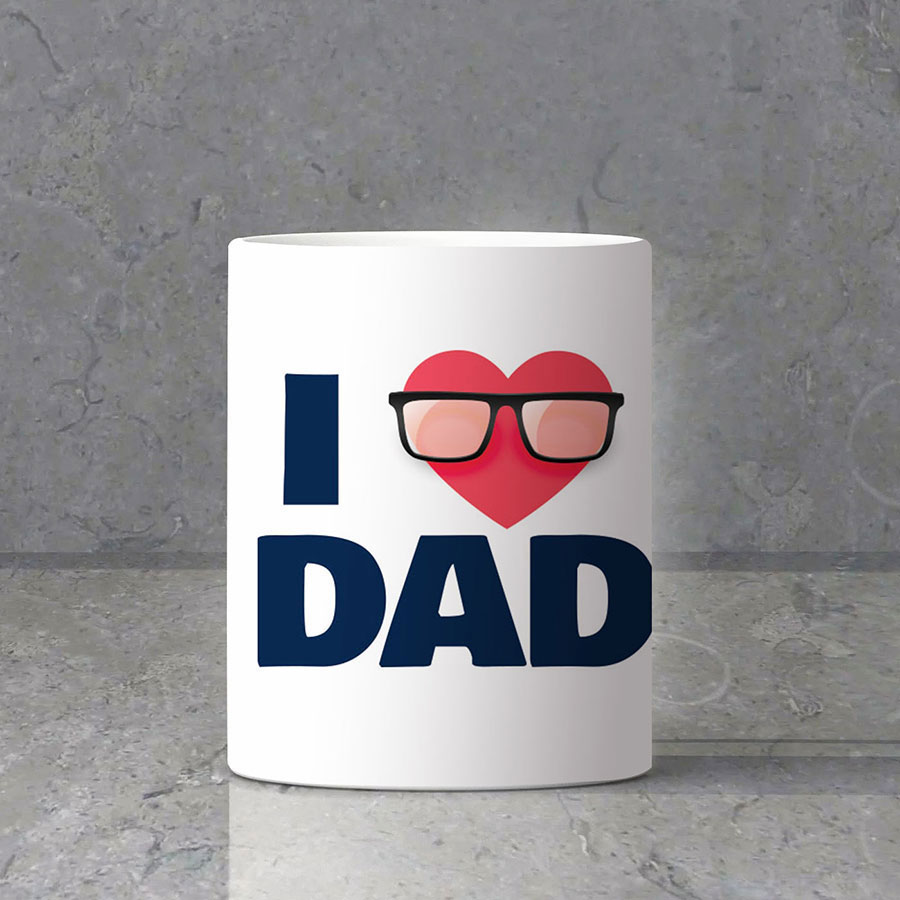 Love you dad personalized mug