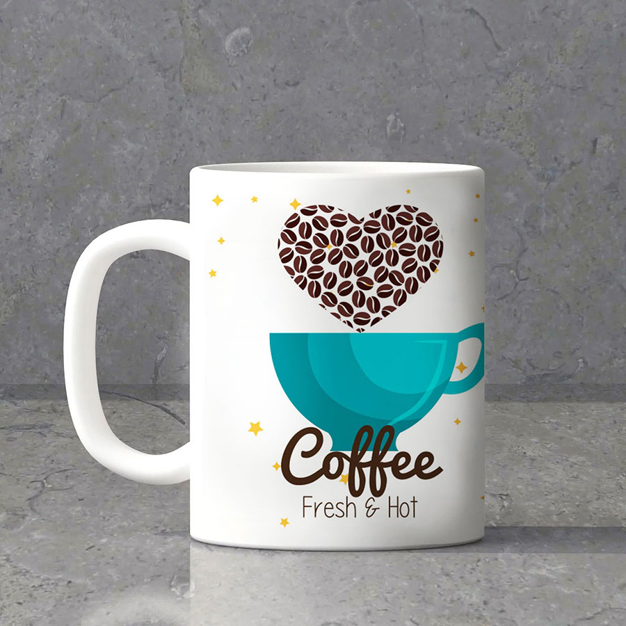 Coffee with personalized mug