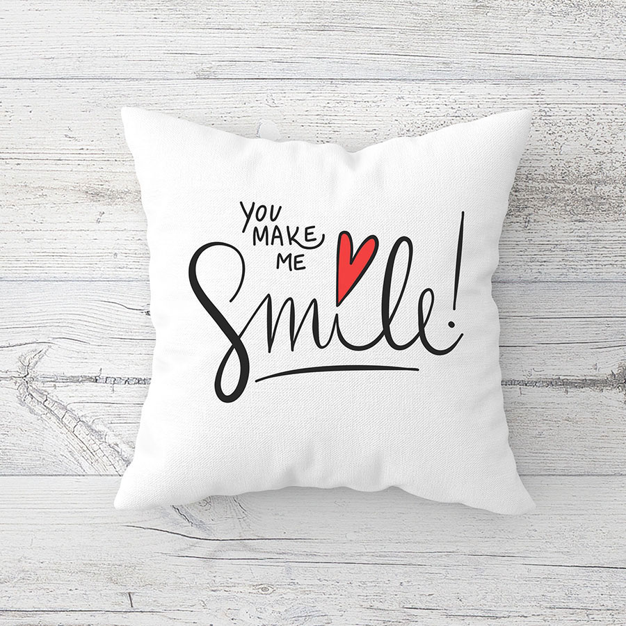 Inspirational Quote Printed  Cushion