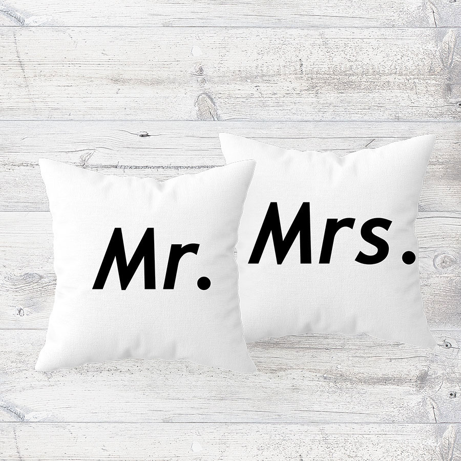 Mr and Mrs  Cushion  set
