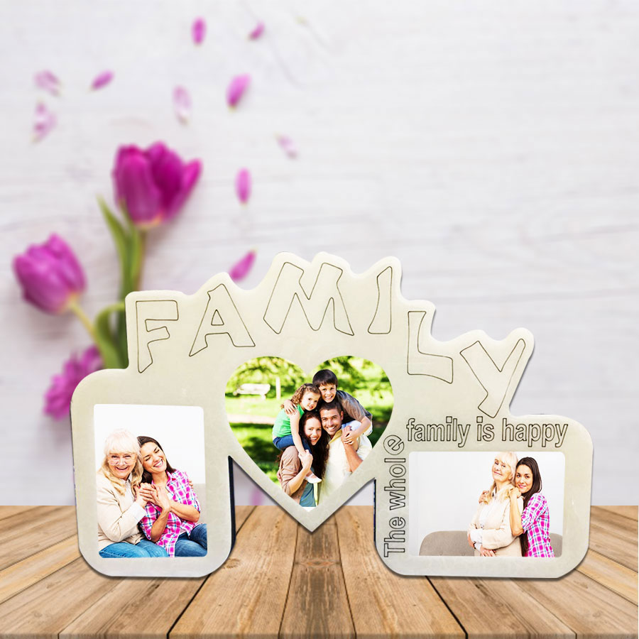 Family Frame with Family Members  Photo