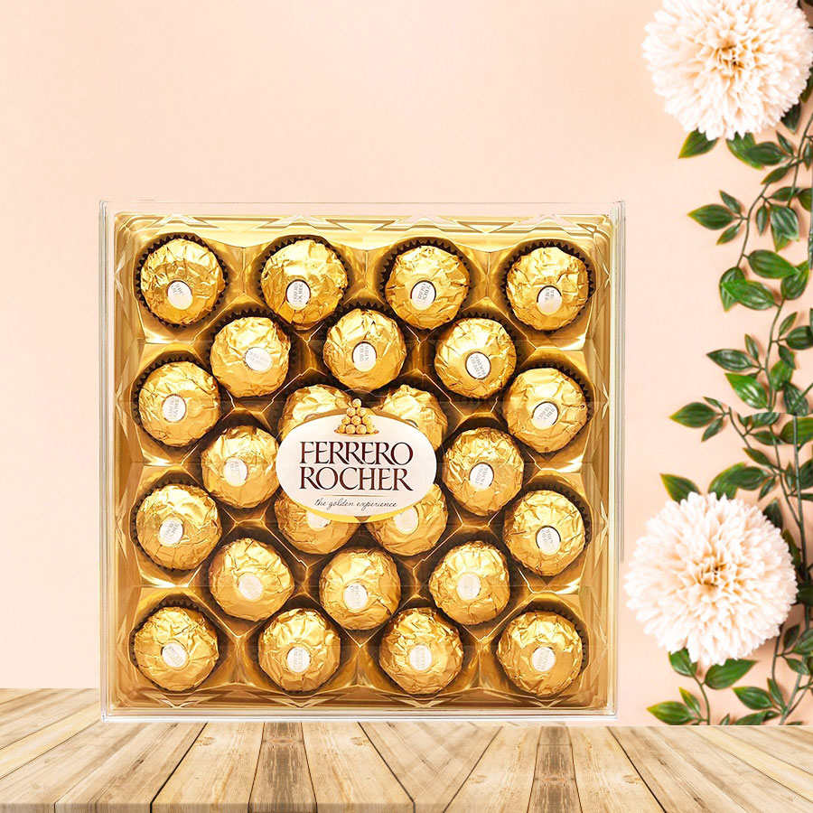 Box of Delicious Ferrero Rocher Chocolates (24 pcs)