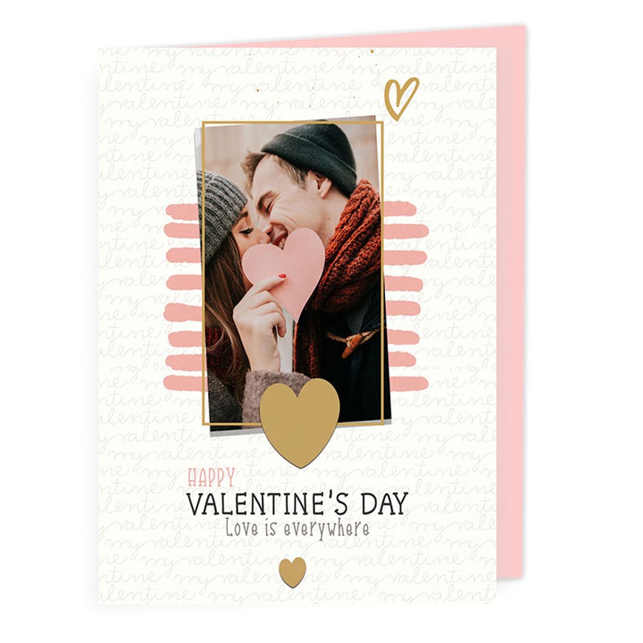 Personalised Valentine Greeting Card
