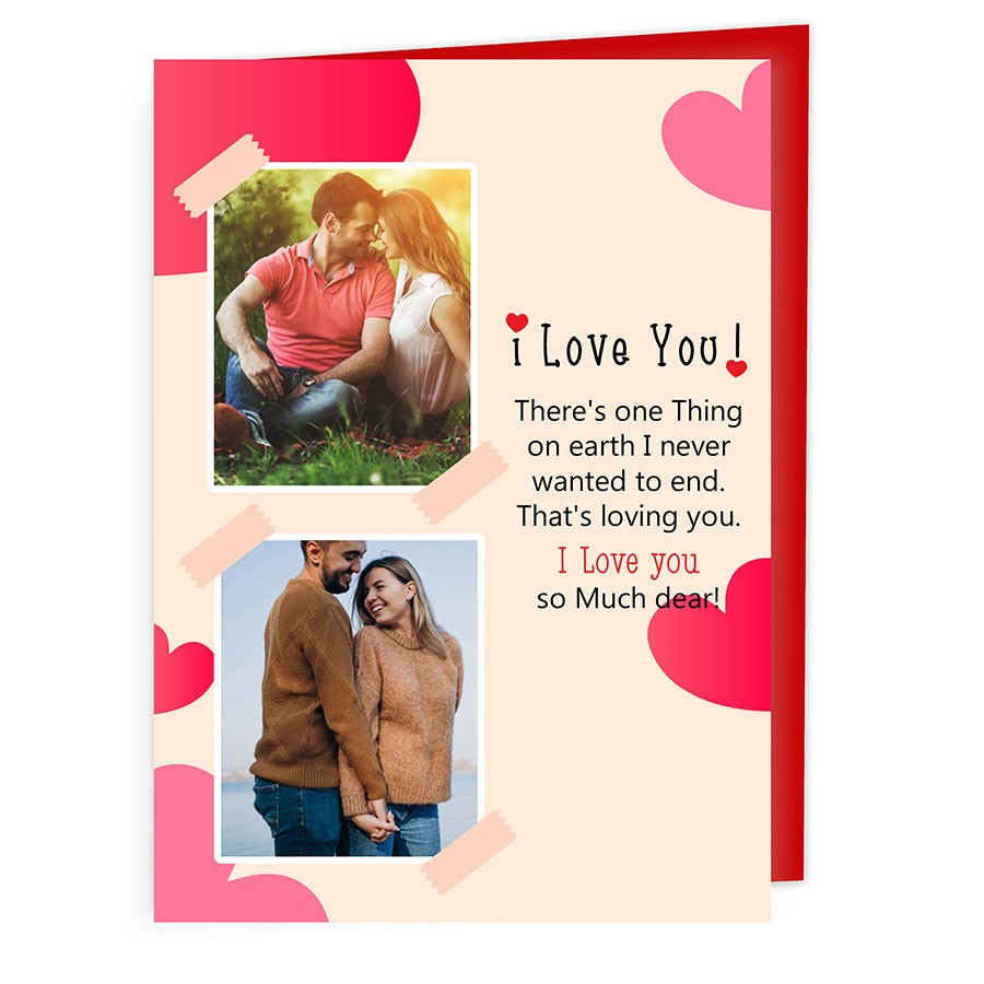 Personalised Love Greeting Card