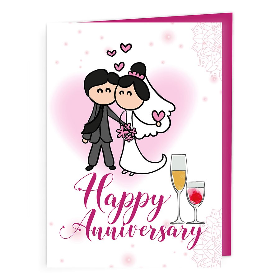 Anniversary personalised Card
