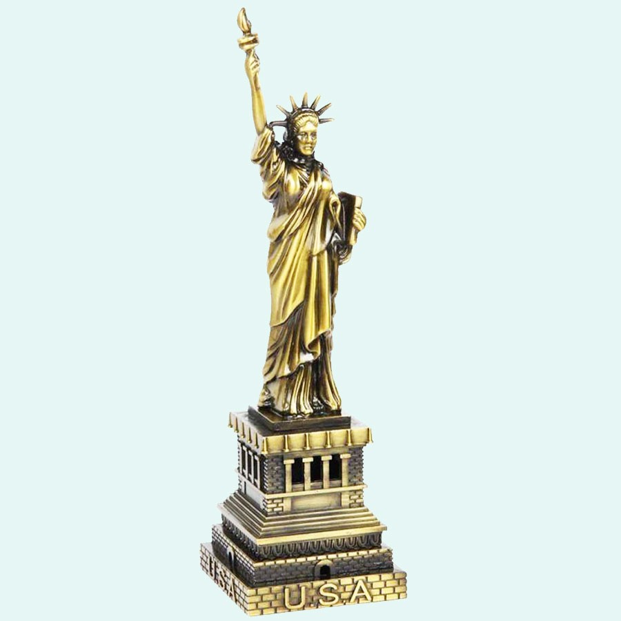 New York City's Collectible Statue of Liberty Decorative Showpiece - 19 cm 