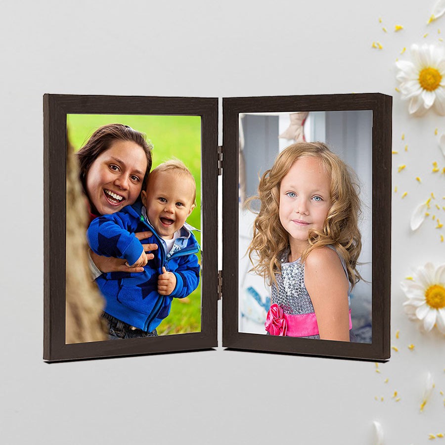 Personalised Double Side Photo Frame 6x4