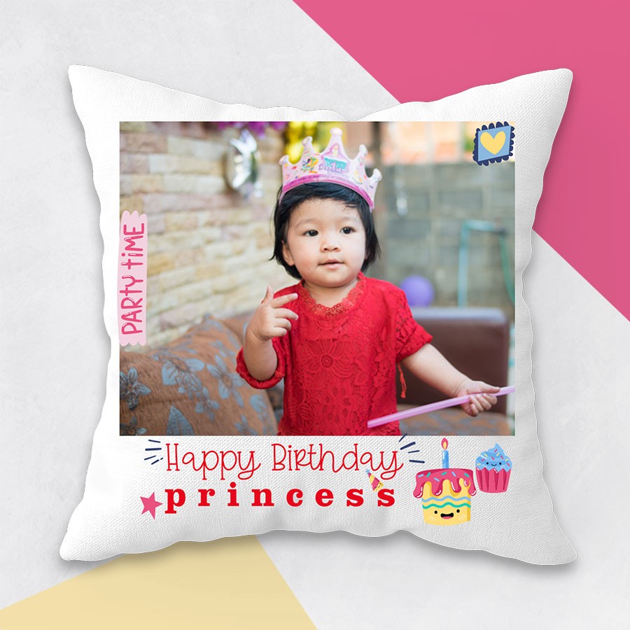 Personalized Birthday Cushion 12x12