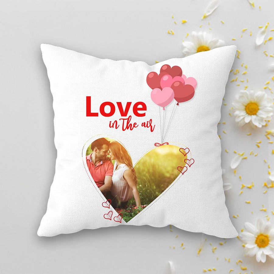 Personalized Love Cushion 12x12 Inch