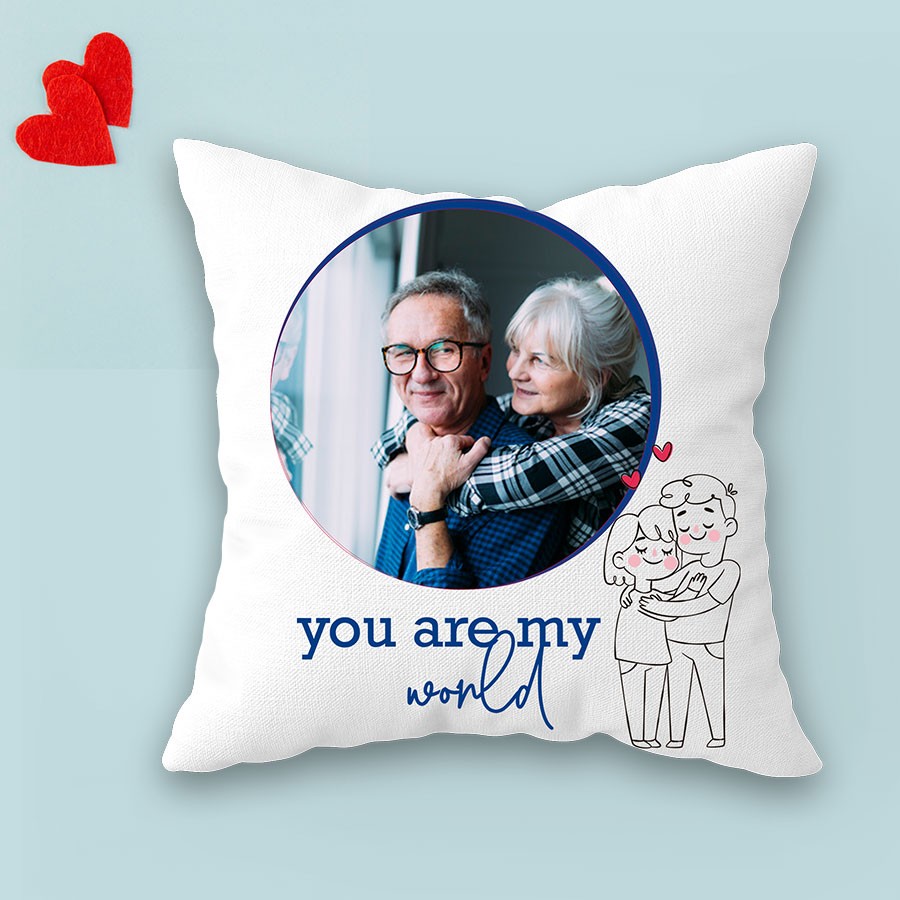You are my World Personalized Cushion 12x12