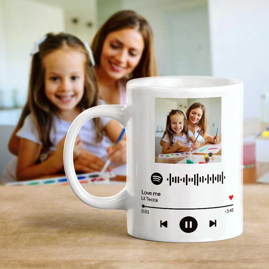 Customised Spotify Music Coffee Mug