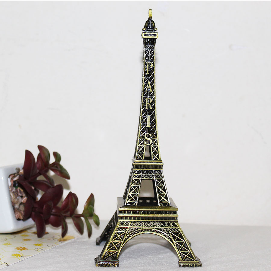 Metallic Eiffel Tower Statue 19 cm Excellent Showpiece for Home Decor