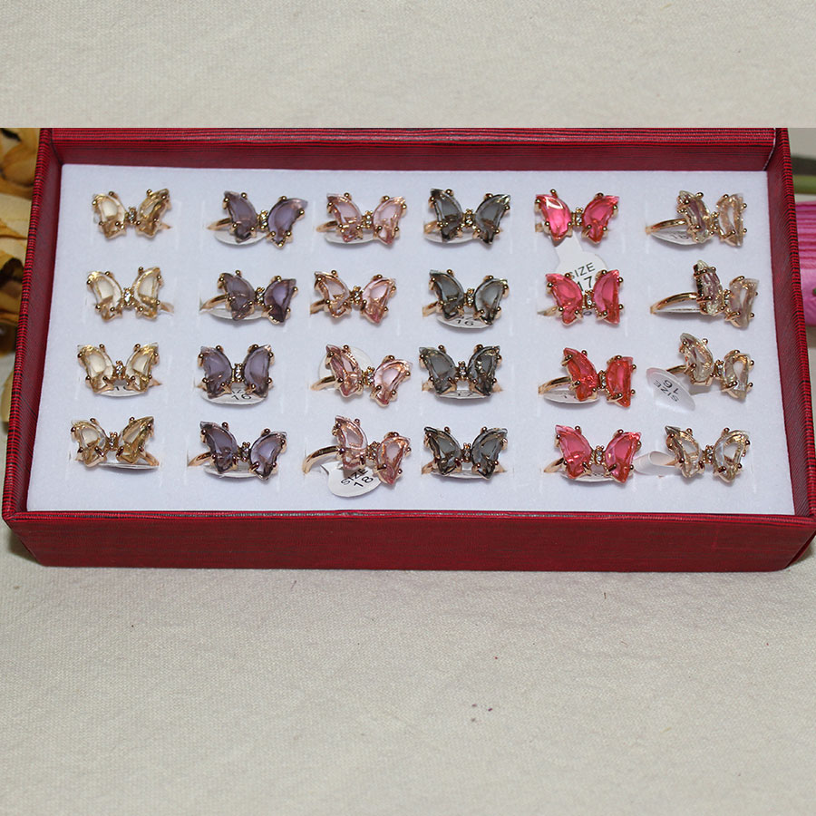 Pack of six butterflies to sit on your fingers