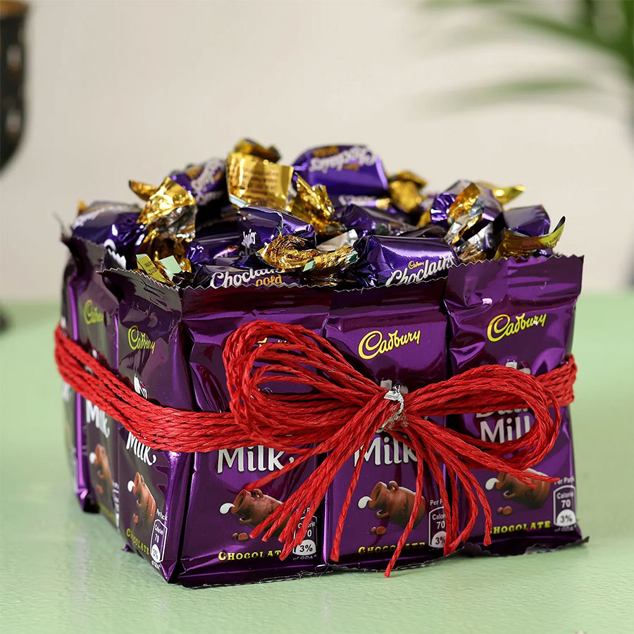Chocolates gifts with arrangement