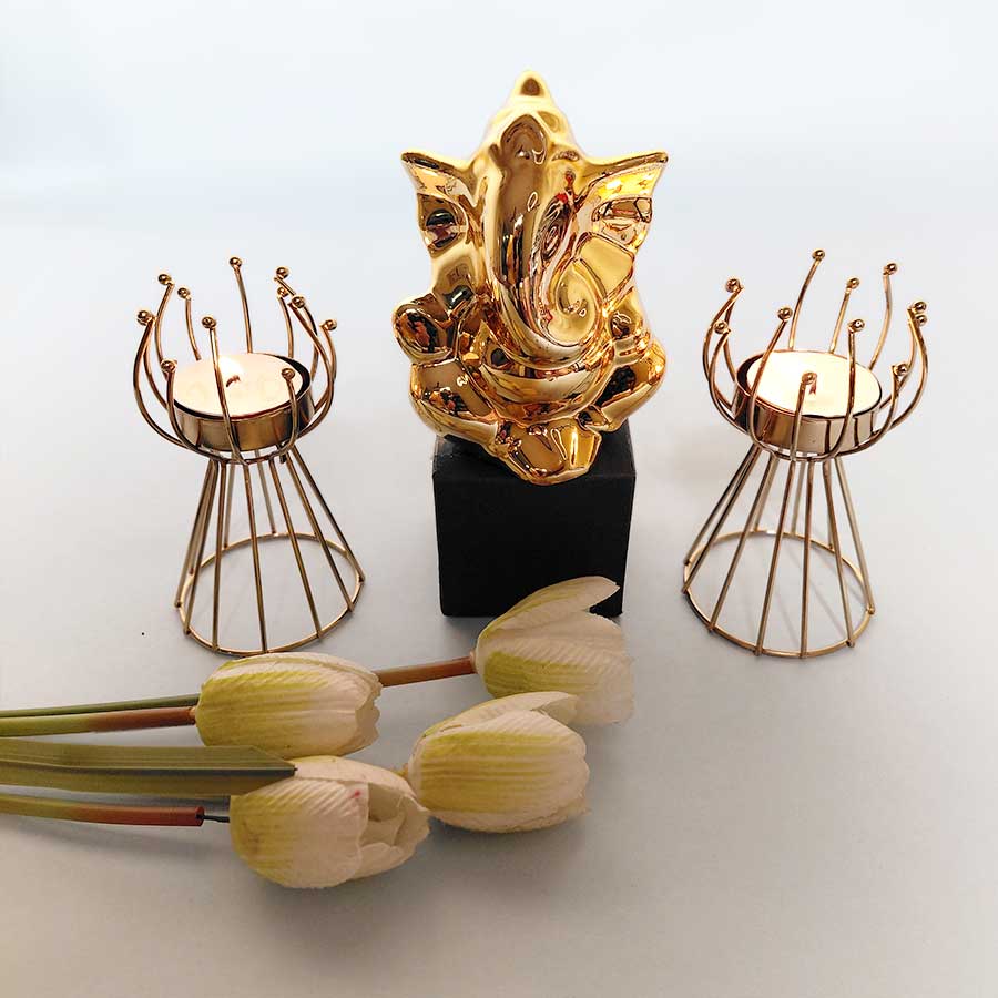 Diwali Hamper || Ganesha with Tealight CDecoration