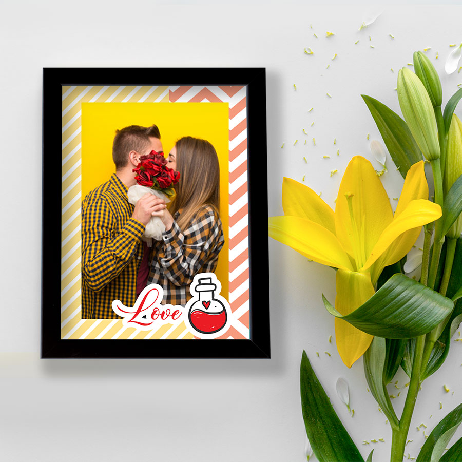 Personalized A4 Love photoframe
