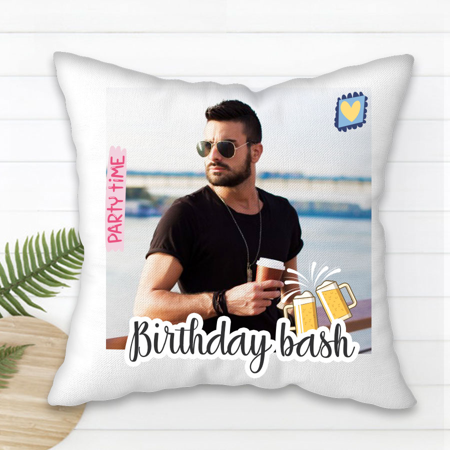 Personalized Birthday Cushion 12x12