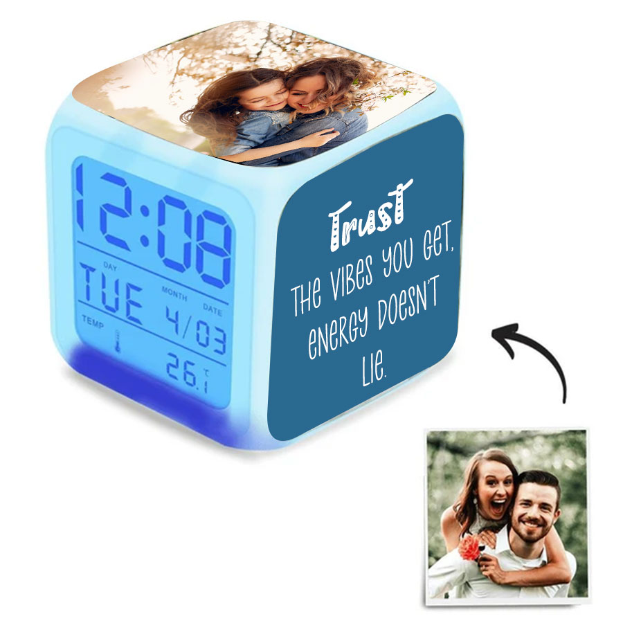 Personalized Alarm Clock | Magical LED Clock 